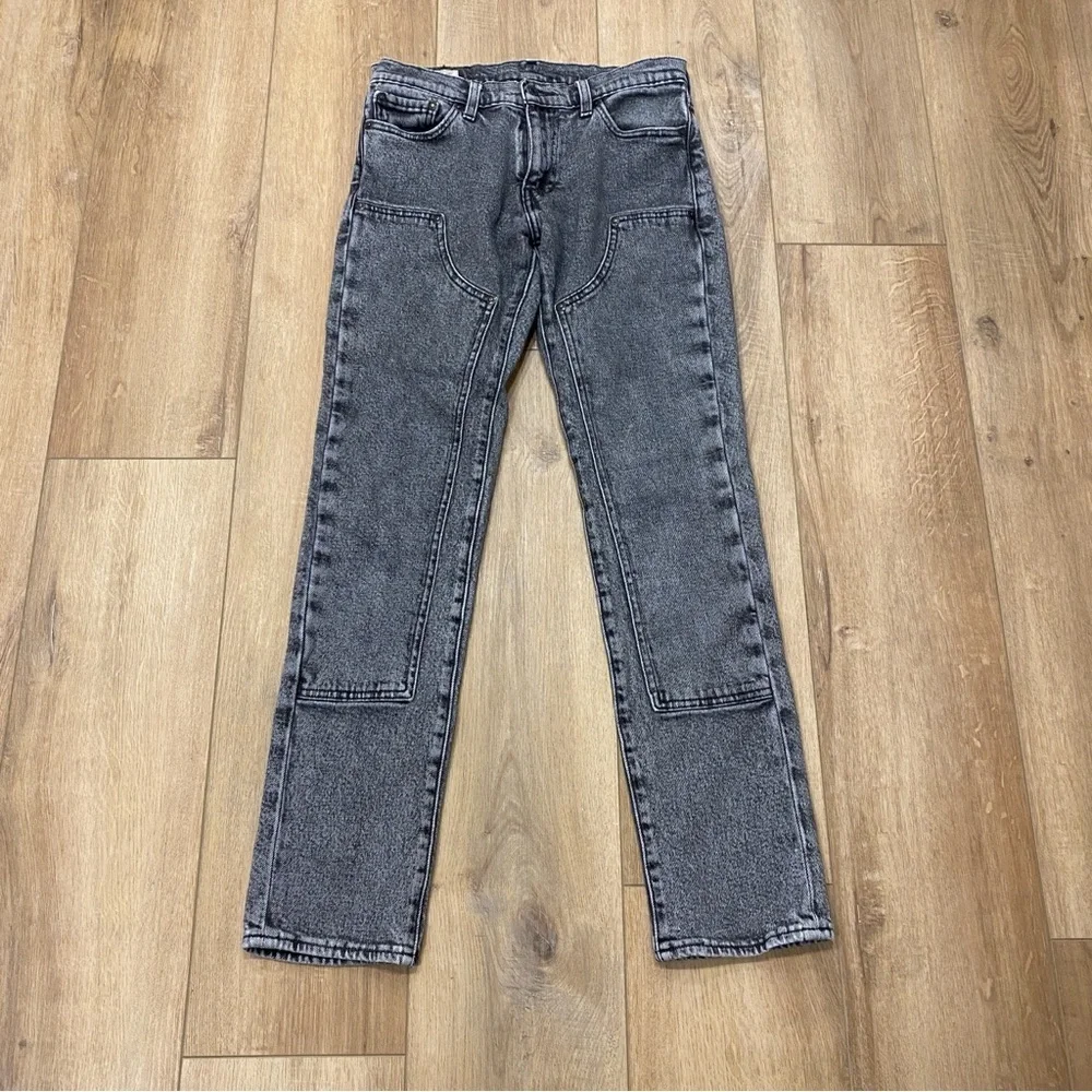 🌟LEVIS PREMIUM🌟 MENS UTILITY STRAIGHT LEG JEANS GRAY WASH SZ 29